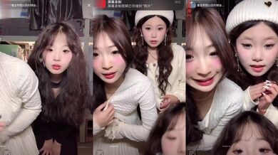 抖音闪现 颜值主播各显神通 擦边 闪现走光 这期美女成群 (6)